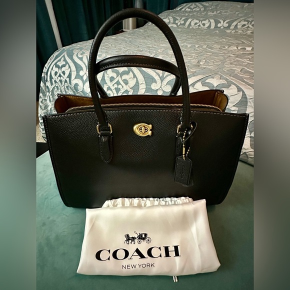 Coach Legacy Large Pebbled Leather Carryall Bag - Picture 5 of 11